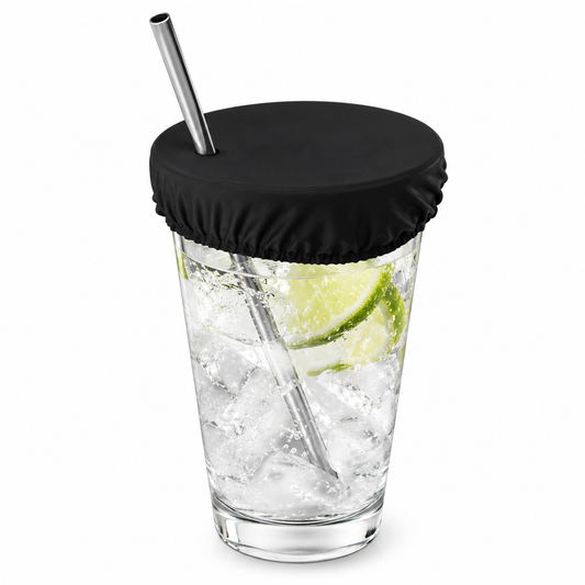 Reusable Drink Protector Cover - Black