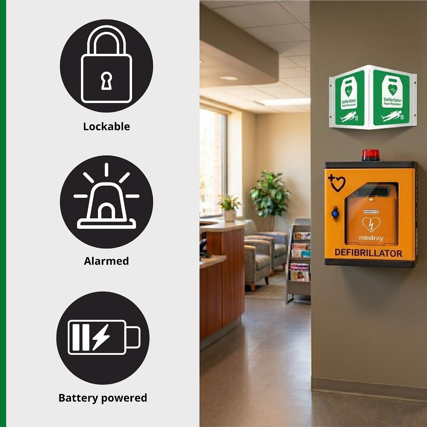 HypaGuard Indoor AED Cabinet