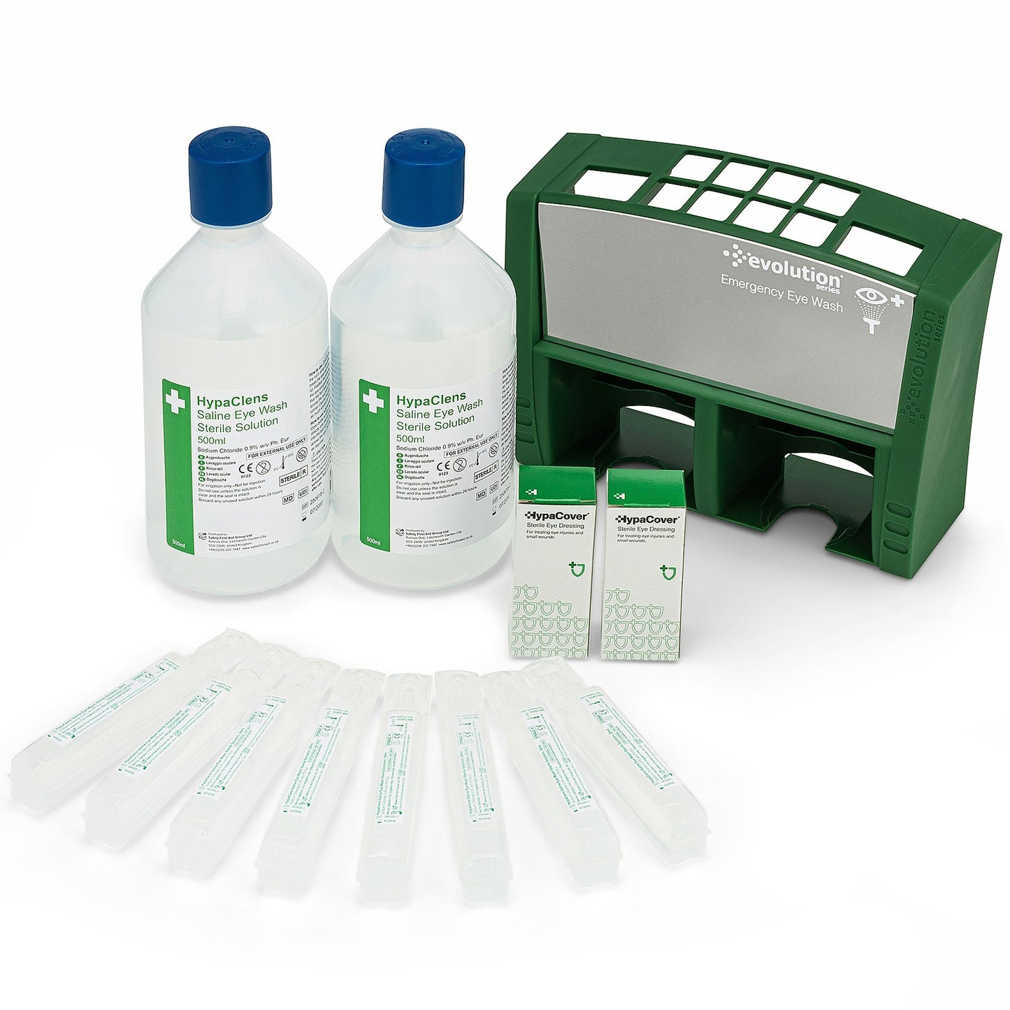 Evolution Bottle Eye Wash Station - Green