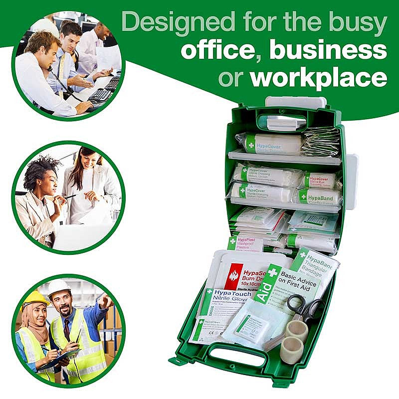 Evolution Plus Workplace First Aid Kit (Medium), British Standard Compliant