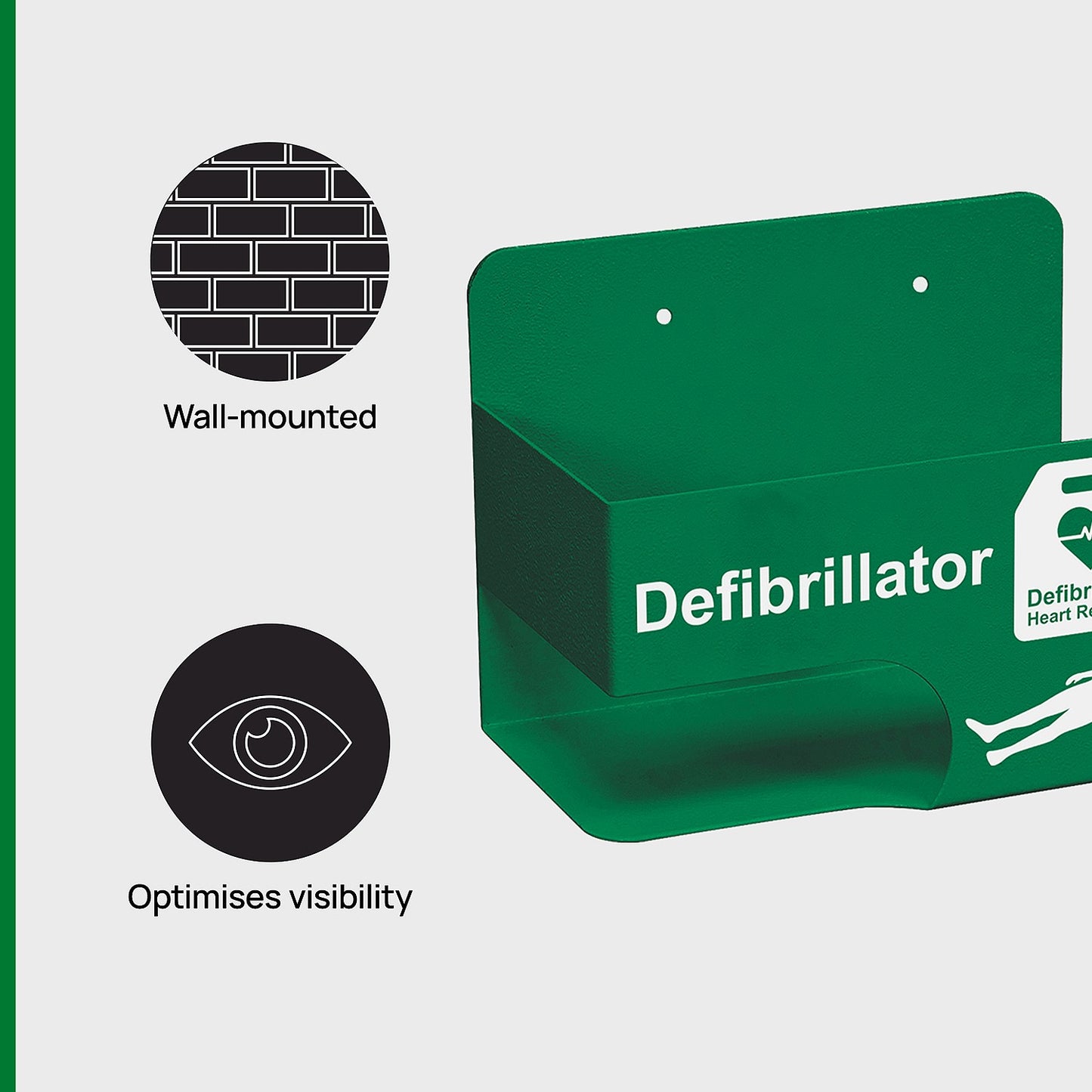 Mindray C1A Fully Automatic AED Bundle with Wall Bracket