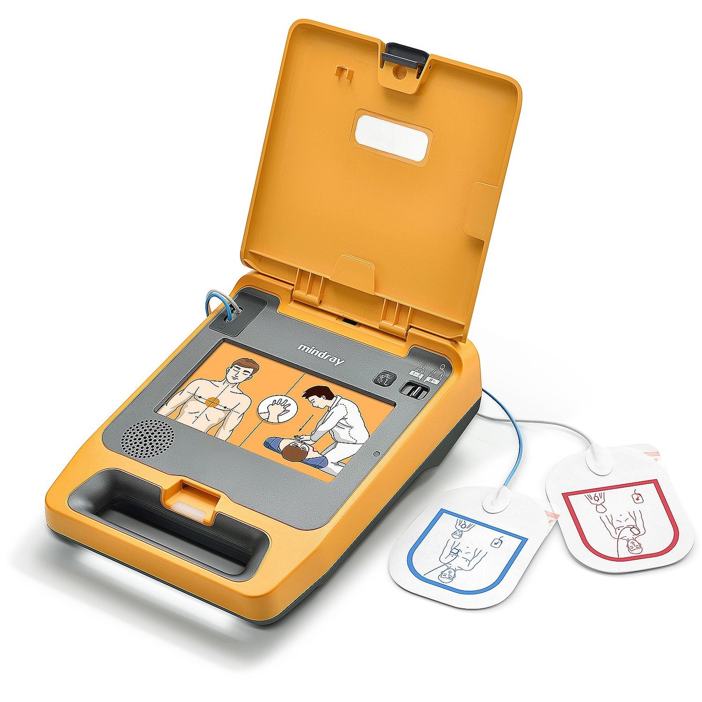 Mindray C1A AED Bundle with HypaGuard Indoor Cabinet