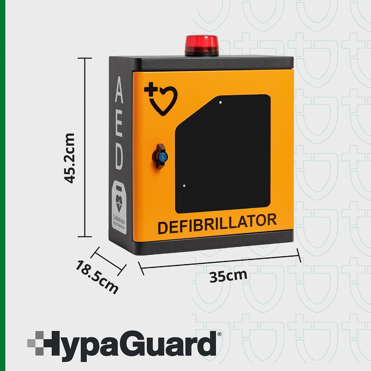 Mindray C1A AED Bundle with HypaStop Bleed Control Kit & HypaGuard Indoor Cabinet