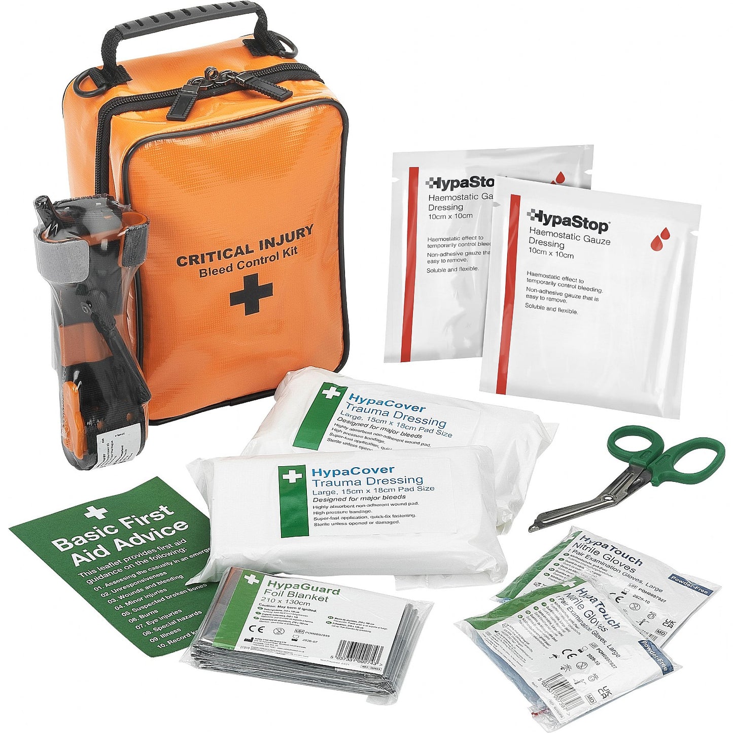 HypaGuard Outdoor AED Cabinet with HypaStop Bleed Control Kit