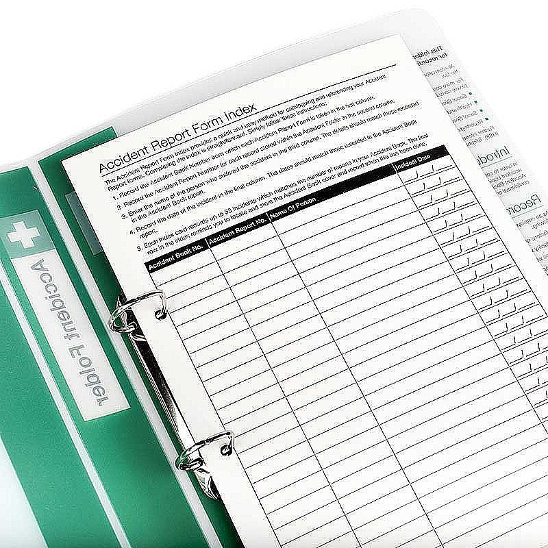 Accident Book Folder Including Guidance Notes