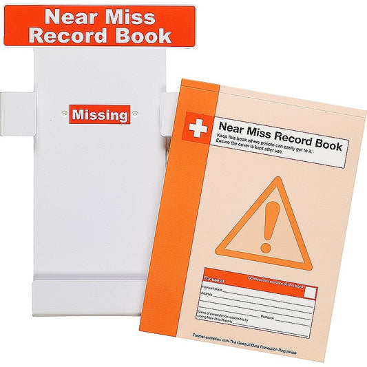 Near Miss Record Book Station with Record Book